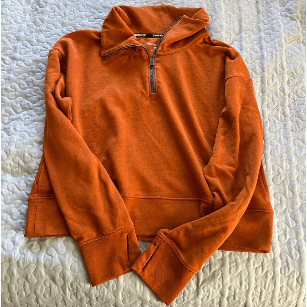 Orangetheory Cropped-Zip Hoodie!